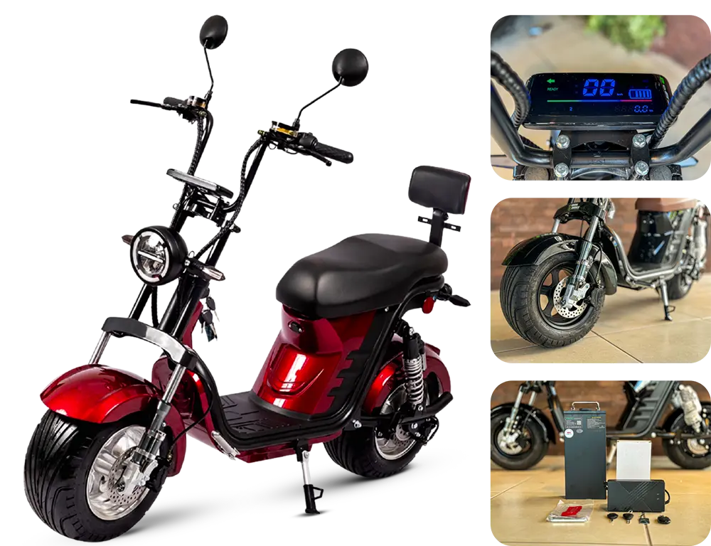 X12 1000W — scooter elétrica MotoChefe em Bauru, foto 3